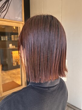 マウ(mau) 切りっぱなしボブ