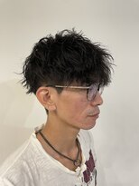 ニアウ 伊勢崎連取店(Niau)&nbsp;メンズマッシュツイストスパイラルパーマメンズパーマ