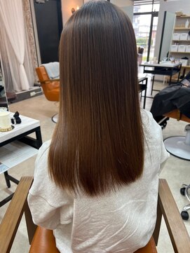 マインドヘアー(MiND HAiR) キャメルブラウン＿髪質改善トリートメント＿ストレート__83