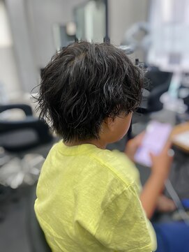 ザセカンドバイジャスミン(THE 2ND by JASMINE) ウルフショートツイストスパイラルパーマ