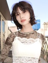 スタニング 渋谷(STUNNING.)&nbsp;レイヤーボブ/切りっぱなしボブ#外はねボブ#ブラウンカラー