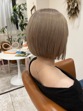 ヘアーサロン シム(hair salon Cime) ハイトーンボブ【Cime】