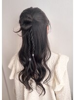 メリー(merry)&nbsp;ハーフアップ・ヘアアレンジ