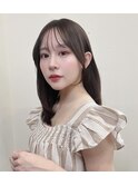 美髪顔まわりレイヤー/ひし形レイヤー/ワンカールレイヤーカット