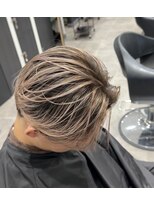 アンダーバーホワイト 広島 並木店(_WHITE)&nbsp;広島メンズバレイヤージュ/ハイライト/ブリーチダブルカラー