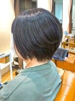 アビエクレール 河内花園(abije claire)&nbsp;丸みシルエットの大人ショート【河内花園駅】