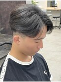MEN’S/ニュアンスパーマ/曲がる縮毛矯正/センターパート/船橋