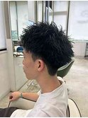 爽やか束感メンズショート|好印象スタイル