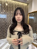 ロンドアベニール 北千住(Lond avenir)&nbsp;グレージュ/韓国風レイヤーカット/髪質改善/シースルーバング