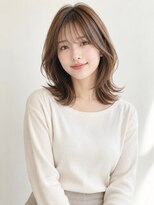 チャチャブラン アミー(cha-cha Blanc Amie)&nbsp;柔らか毛流れのくびれセミロング