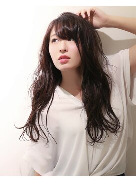 ラグナ(LAGUNA) ナチュラルフォギーロング×アッシュブラウン