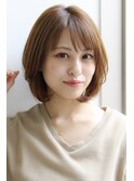 ★30代40代50代大人かわいい美髪ペールベージュこなれミディ//