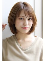 ★30代40代50代大人かわいい美髪ペールベージュこなれミディ//