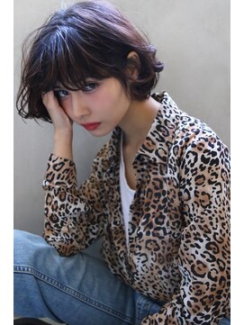 ブラン 天王寺(Blanc) 【Blanc/天王寺】ラベンダーカラー/耳かけショート/erk128