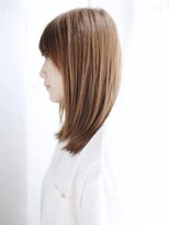 ヘアメイク ナル(hair make nalu)&nbsp;おろし流し前髪のワンカールスタイル