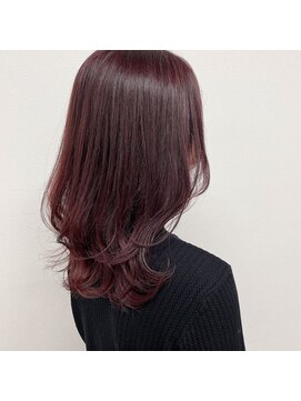 シェノン サントル(CHAINON CENTRE) 前髪/マチルダボブ/ピンクベージュ/インナーグレージュ