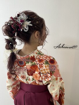 アチーブ 三宮(Achieve) たまねぎアレンジ(神戸三ノ宮ヘアセット専門店Achieve)