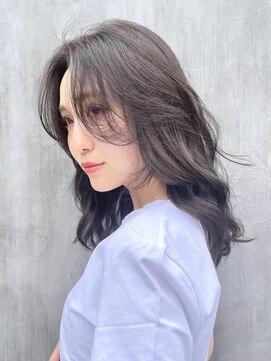 チョビー 銀座(chobii) ラベージュ/艶カラー/こなれヘア/グレージュ/韓国風ヘア/tomoko