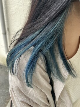 デイトゥデイトゥルーカラーズ(DAY TO DAY true colors) インナーカラー☆コバルトブルー