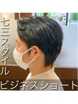 ビアンコ(BlANCO)&nbsp;ビジネスショート　七三スタイル