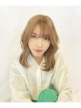 イフイイズカ (Ifh iizuka) face layer × milk tea beige