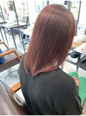 レッドブラウン 髪質改善