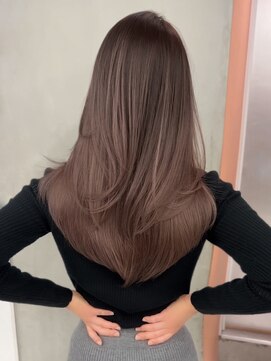 サイン 表参道(SIGN) 韓国ヘアイメチェンハッシュカット似合わせカットレッドブラウン