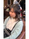ハーフアップ