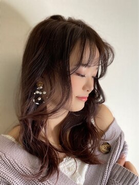 クプア 柏(kupua) エアリーロング/ピンクブラウン/美髪[柏駅]