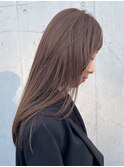 美髪/エアリーロング/ピンクブラウン