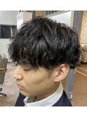 札幌/大通り/メンズカット/マッシュパーマ/メンズパーマ/波巻き