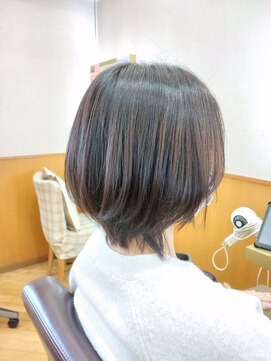 松本平太郎美容室 浦安店 大人かわいい　ひし形くびれボブ/20代30代40代50代60代