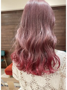 ジャム(Jam) ラベンダーピンク×裾カラーでお洒落に★中村大輔