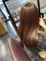 イースタイル 元町店(e-style) ピンクブラウン×トリートメント