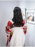 ☆エレガントなダウンヘアアレンジの袴スタイル☆