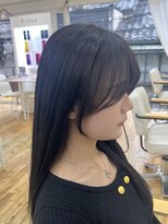 ラナンバイシダ(ranan by sida)&nbsp;《木下》顔周りカット/暗めカラー