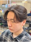 曲がる縮毛矯正/センターパート/シースルー【柏・柏駅】