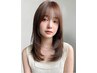 カット＋透明感カラー＋髪質改善5stepバイカルテTR　￥18,920→￥12,900
