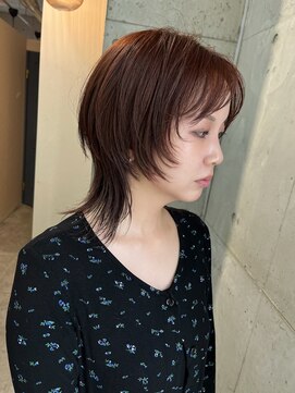 ラニヘアサロン(lani hair salon) ハイウルフカット/オレンジカラー