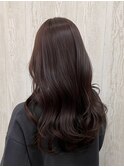 pink brown ＿ブリーチなし＿髪質改善__艶カラー＿レイヤー