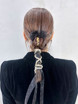 アイティーバイアルバム 八王子店(IT by ALBUM) ロングおくれ毛美髪前髪カット顔周りレイヤー_ba548811