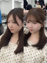 アマトウキョウスマートサロン(AMA TOKYO×Smart Salon)&nbsp;くびれミディ/トレンド韓国ヘア/くびれ巻き/レイヤーカット