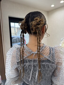 ヘアポップ(hair pop) ツインアレンジ