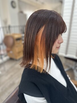 ラウラアンドロー(LAURA&RO) ミルクティーベージュダブルカラーインナーカラーケアブリーチ