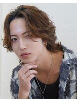 ビカム 名駅(become) 【メンズミディアム】メンズロングセンターパートコンマバング