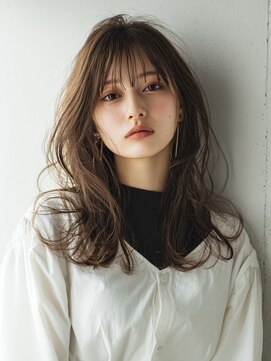 透明感あふれる☆大人可愛いほつれウェーブロング