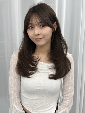 アマトウキョウスマートサロン(AMA TOKYO×Smart Salon) くびれレイヤー/顔まわりカット/レイヤーカット/小顔ヘア