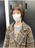 【soso 伊勢田】着物ヘア/ダークアッシュ/似合わせカット