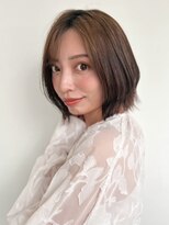 カバーヘアアンドスパ ブリス 浦和(COVER HAIR&SPA bliss)&nbsp;くびれボブ/ダークアッシュ/似合わせカット/透明感カラーp浦和