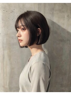 グロウ 北千住(grow) 切りっぱなしボブ